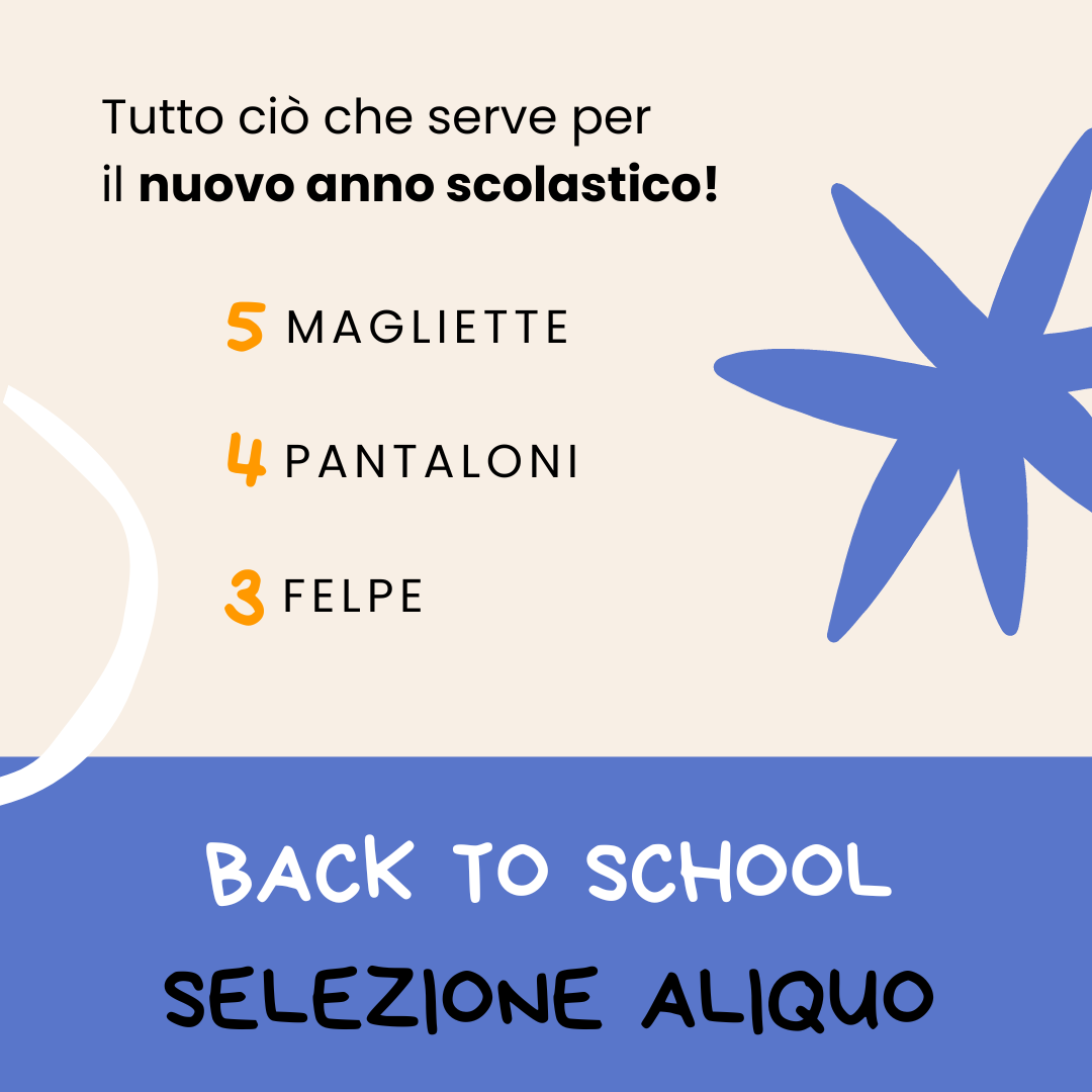 SELEZIONE BACK TO SCHOOL