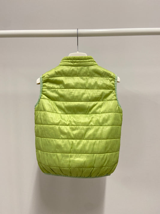 Gilet Verde Lime Morbidoso Bimbi