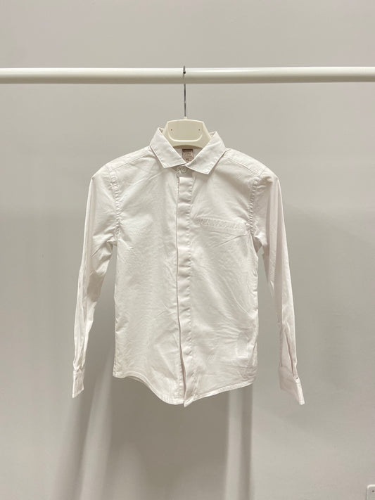 Camicia Bianco Latte Bimbo Chic