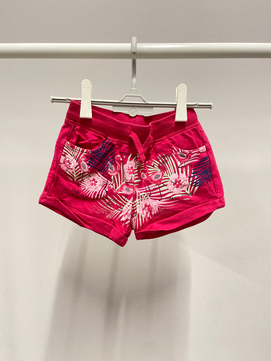 Shorts Fucsia Tropical Junior