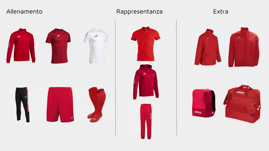 Kit Completo Giocatore Joma Olimpiada (14 pezzi)