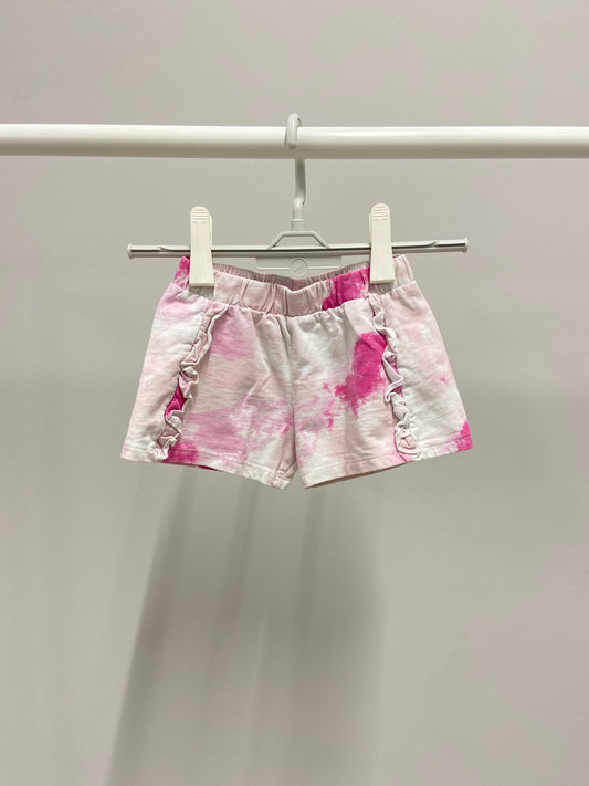 Shorts Rosa Tie-Dye Bambina